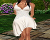 White Spring Boho Dress