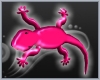 Pink Plastic Gecko