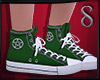 -S- Green Sneakers