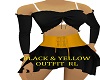 A/L BLK & YELLOW OUTFIT