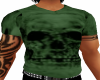 Grunge Green Skull Shirt
