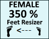 Feet Scaler 350% Female