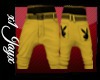 yellow Playboy Shorts