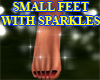 Small Feet with Sparkles