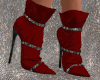 RED ANKLE BOOT