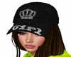 ! Girl Cap Long Brunette