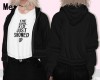 Me " Zei Black Hoodie