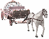 Pink Carriage w Horse