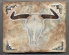 Desert Bull Skull Art