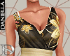 D| BK/Gold Spring Dress