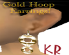 *KR-Gold 2 Hoop Earrings