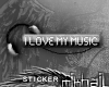 mik™<3music|Grey*sticker