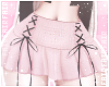🌸 laced skirt pink