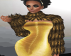 Gold Fur Capett