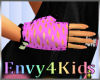 Kids Net Gloves Pink