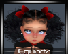 Kids Christmas Hair Blk