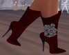 Sexy Red Sparkle Boots