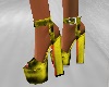 Platform Heels Gold