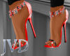 JVD Red Spike Heels