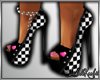[LK]CHECK'RD.PINK.PUMPS