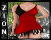 Black Red Sexy Dress