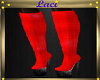 ~L~Red Platform Boots