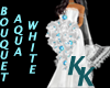 (KK)BRIDE BOUQT AQUA WHI