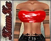 Top PVC rojo + tattoo