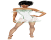 Lace Corset Dress Green