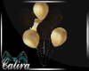 Gold and Black Balloons