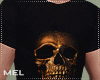 Mel*Gold Skull T-Shirt