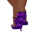purple flower heels