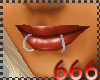 (666) sliver snake ring