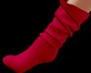 Cozy socks red