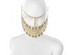 belly dancer mask gold