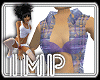 {IMP}Sheer Lace Vest Blu