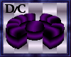D/C Purple Circle Couch