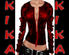 Jacket red leather