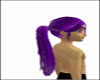 purple hat man hair