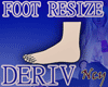 Foot Resize Derivable