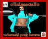 boyfriend jacket cyan
