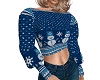 *Blue Snowman Sweater*