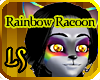 Rainbow Raccoon Ears