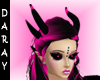 black pink horns