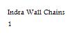Indra Wall Chains 1