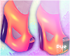 `Orange pvc Heels