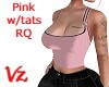 Pink D2 Buckle Tank Tats