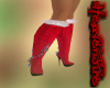 ^HF^Mrs Claus Boots Red