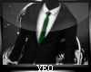|Y| Green Tie Suit