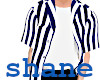 SN ! Blue Stripe Shirt